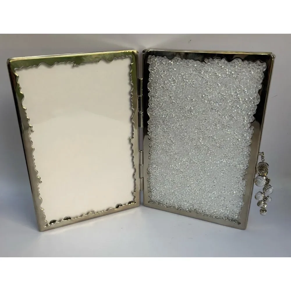 RARE ~SWAROVSKI CRYSTALLINE PICTURE FRAME  4 X 6 PREOWNED - NO BOX